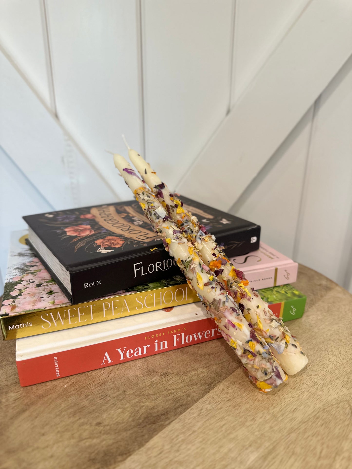 Botanical Taper Candles