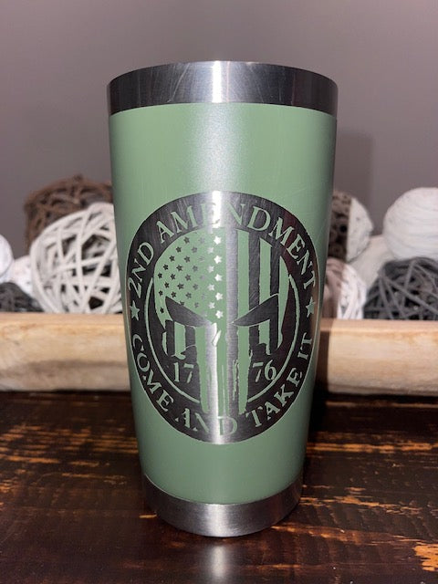 20 oz. Tapered Powder Coated Tumbler