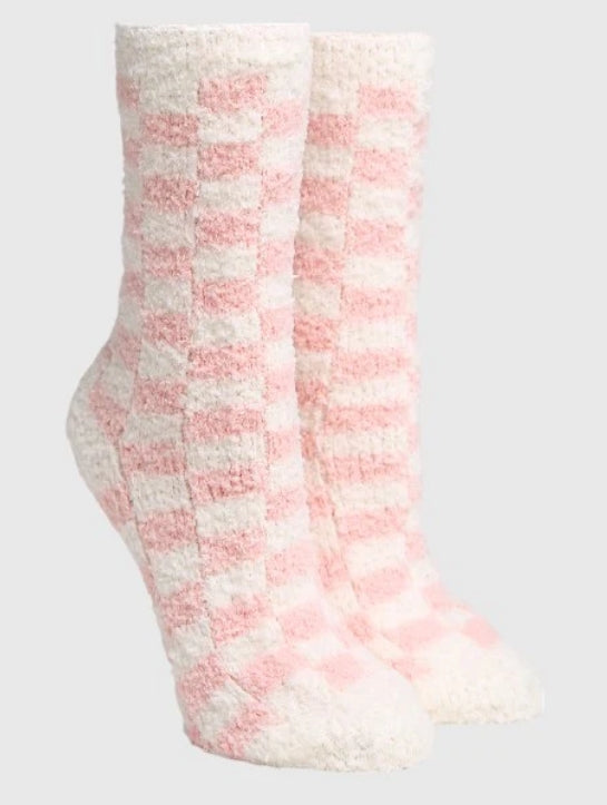 Cozy Checkered Socks