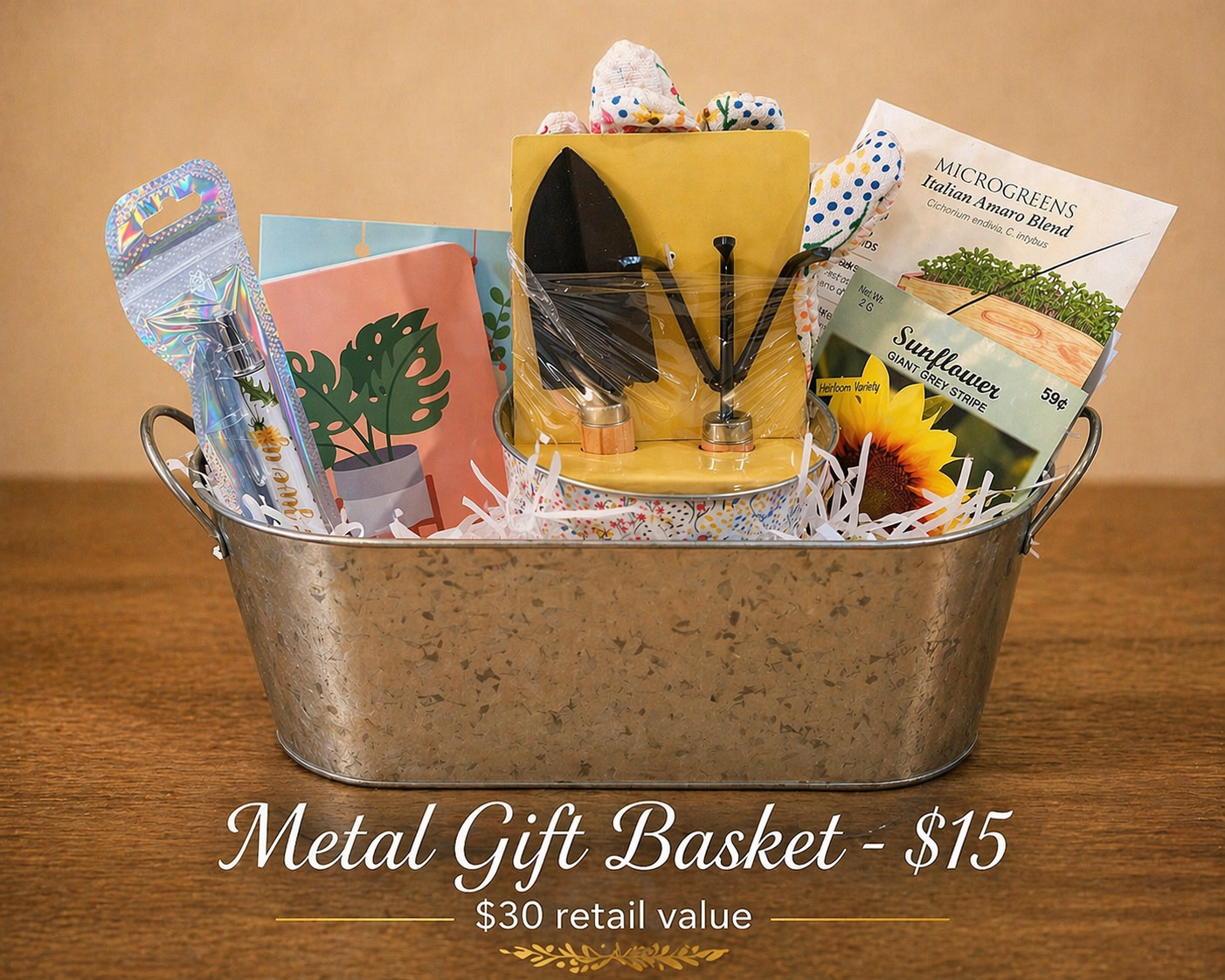 Metal Gift Baskets