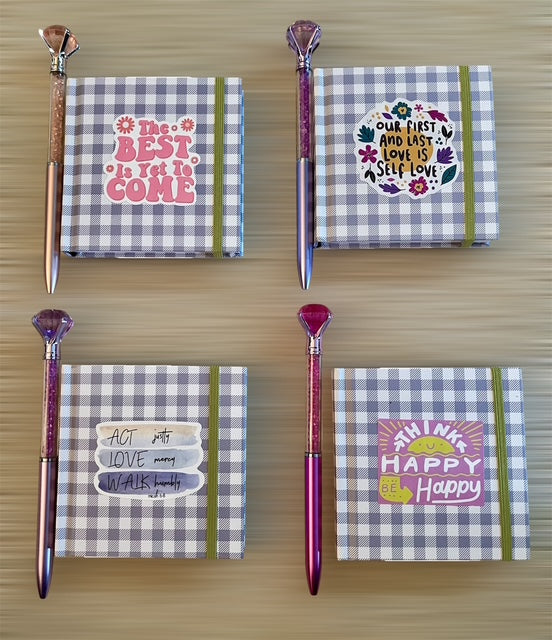 Mini Art Book & Sparkle Pen Set