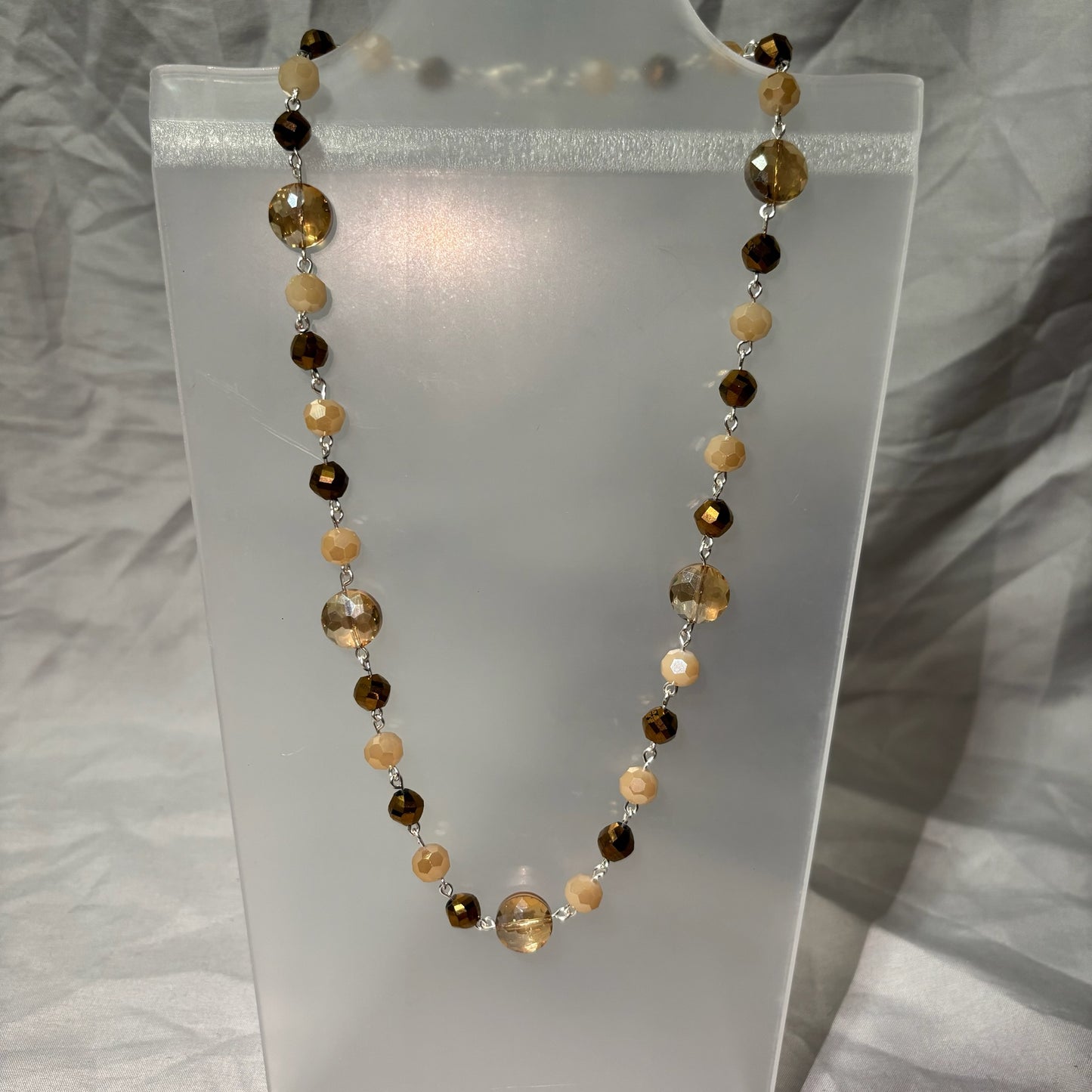 Neutral Beaded Necklace