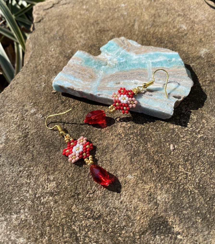 Bouquet Crystal Earrings