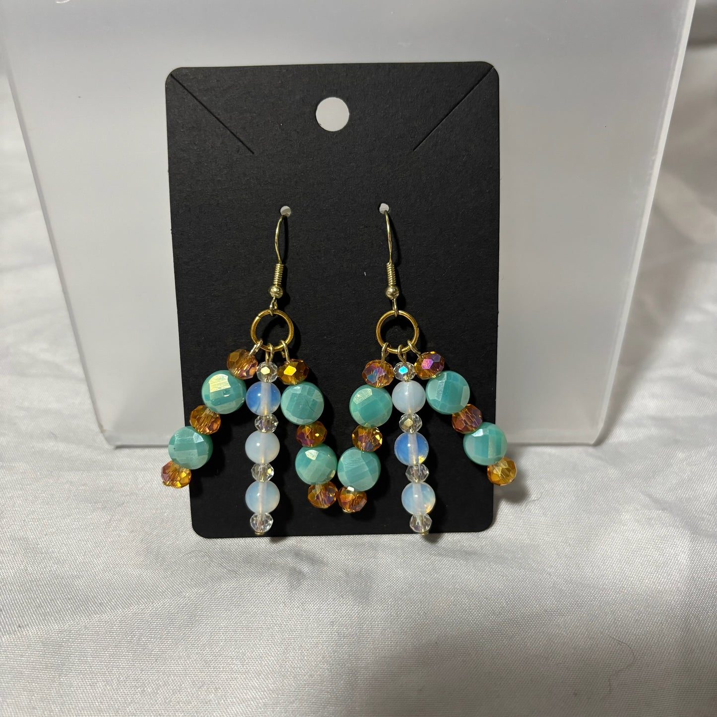 Showgirl/Opalite Inspired Earrings