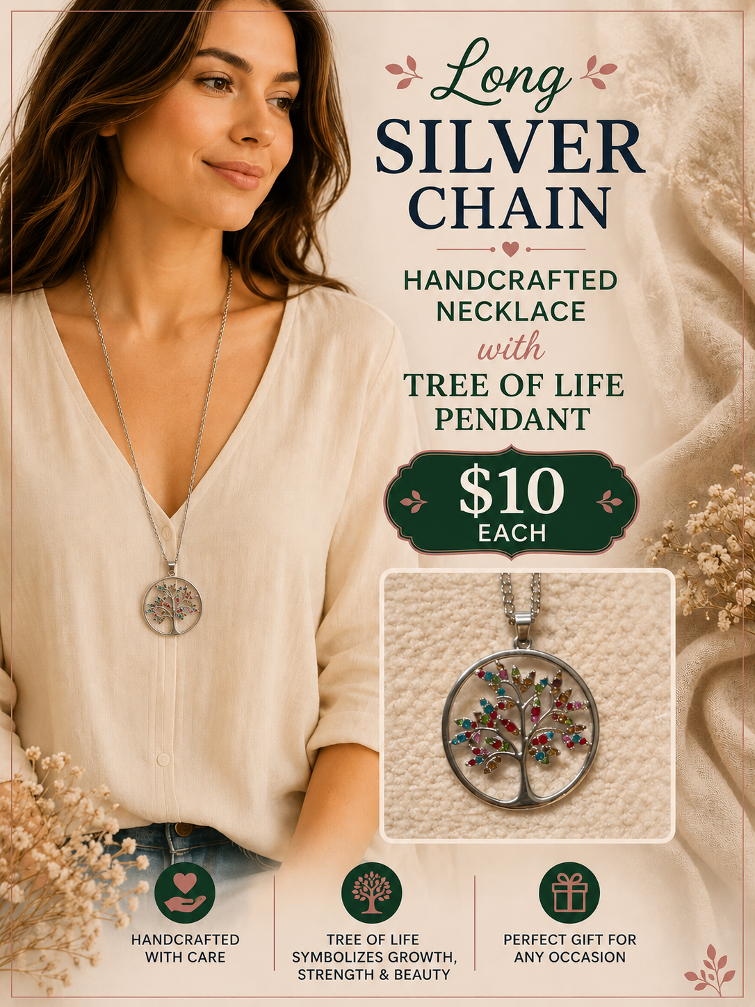 Tree of Life Pendant Necklace