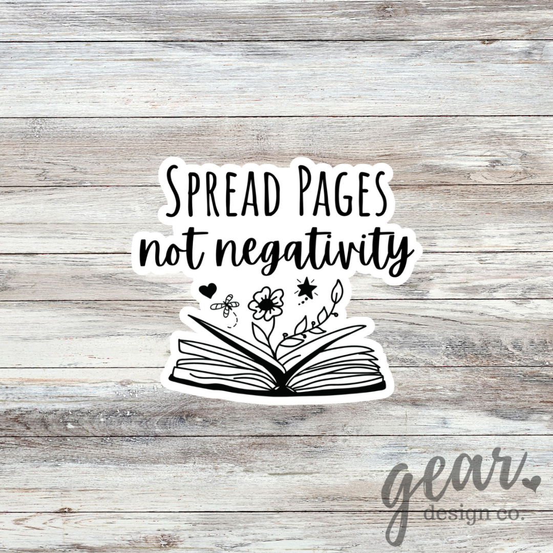 Spread Pages Sticker
