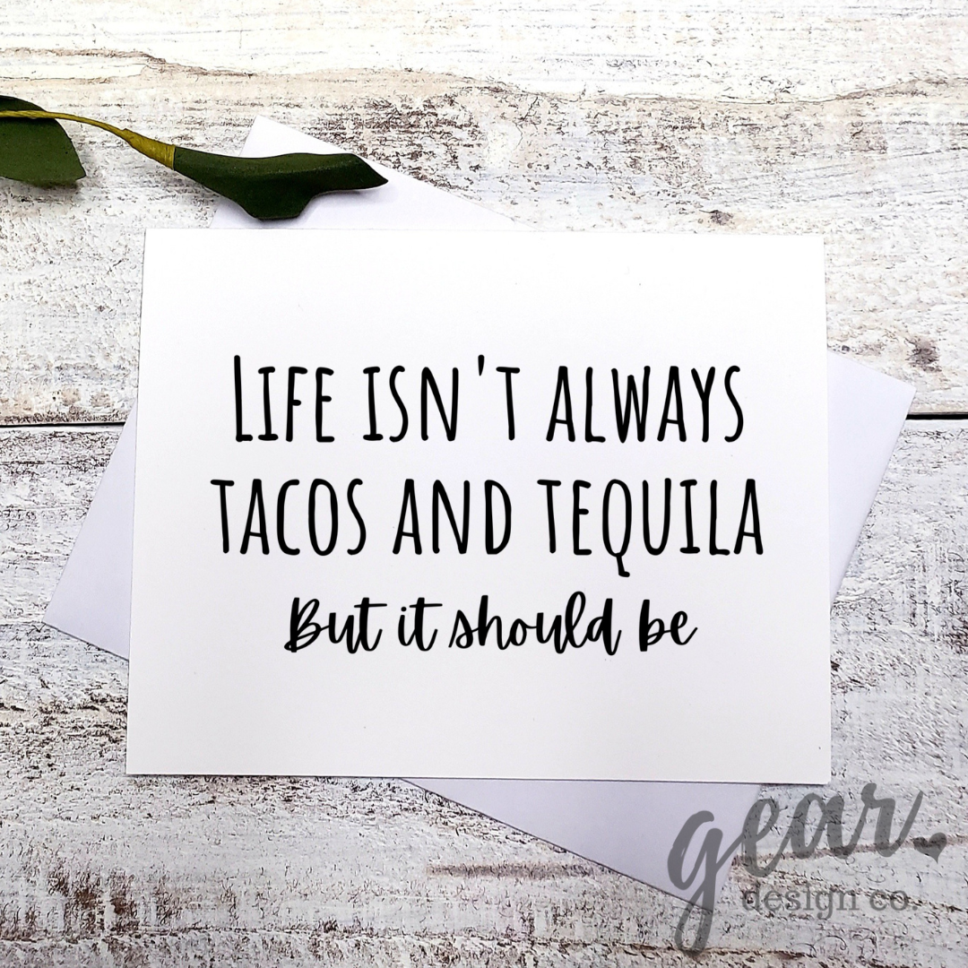 Tacos & Tequila Card