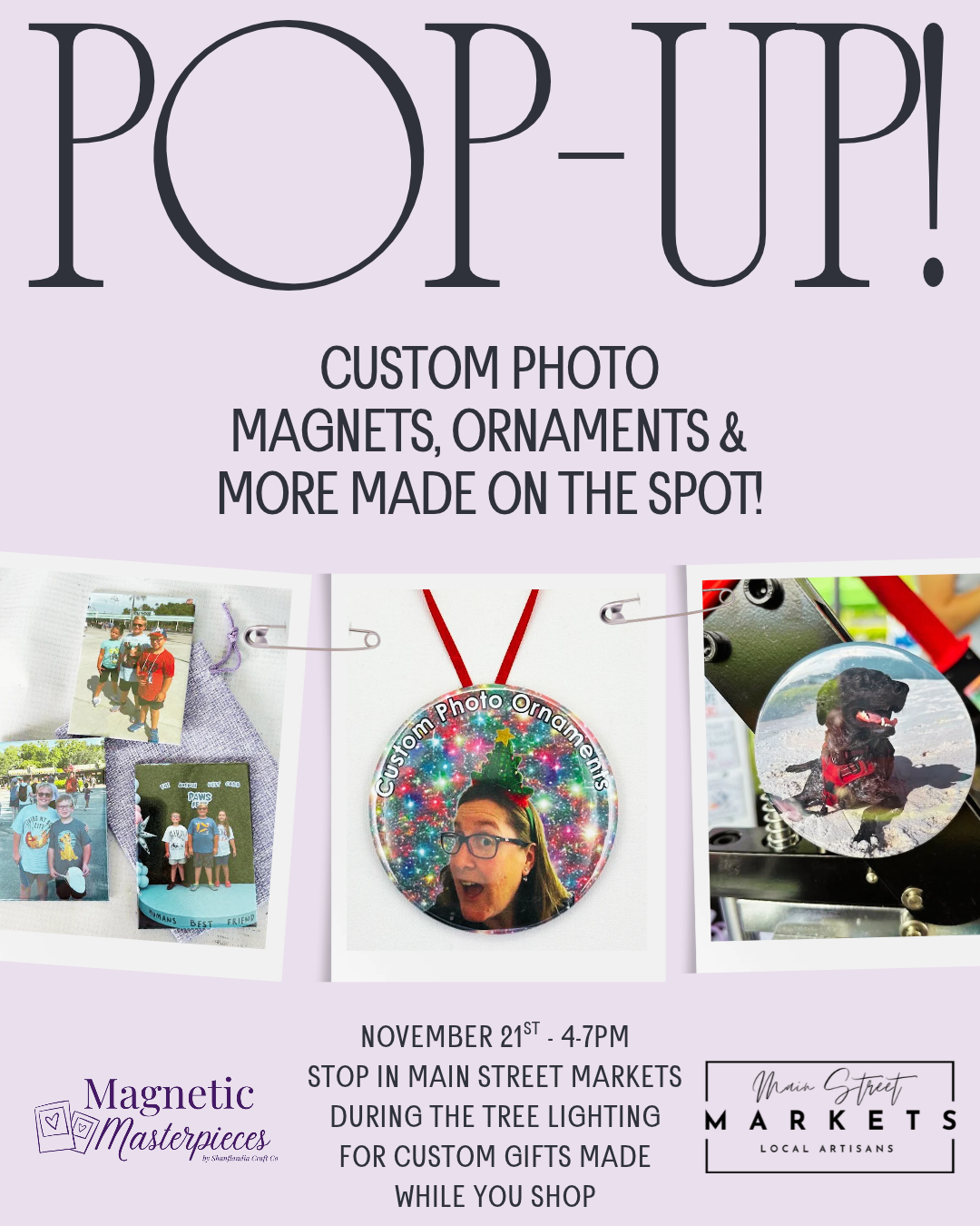 11/21/26 Magnetic Masterpieces Pop-Up