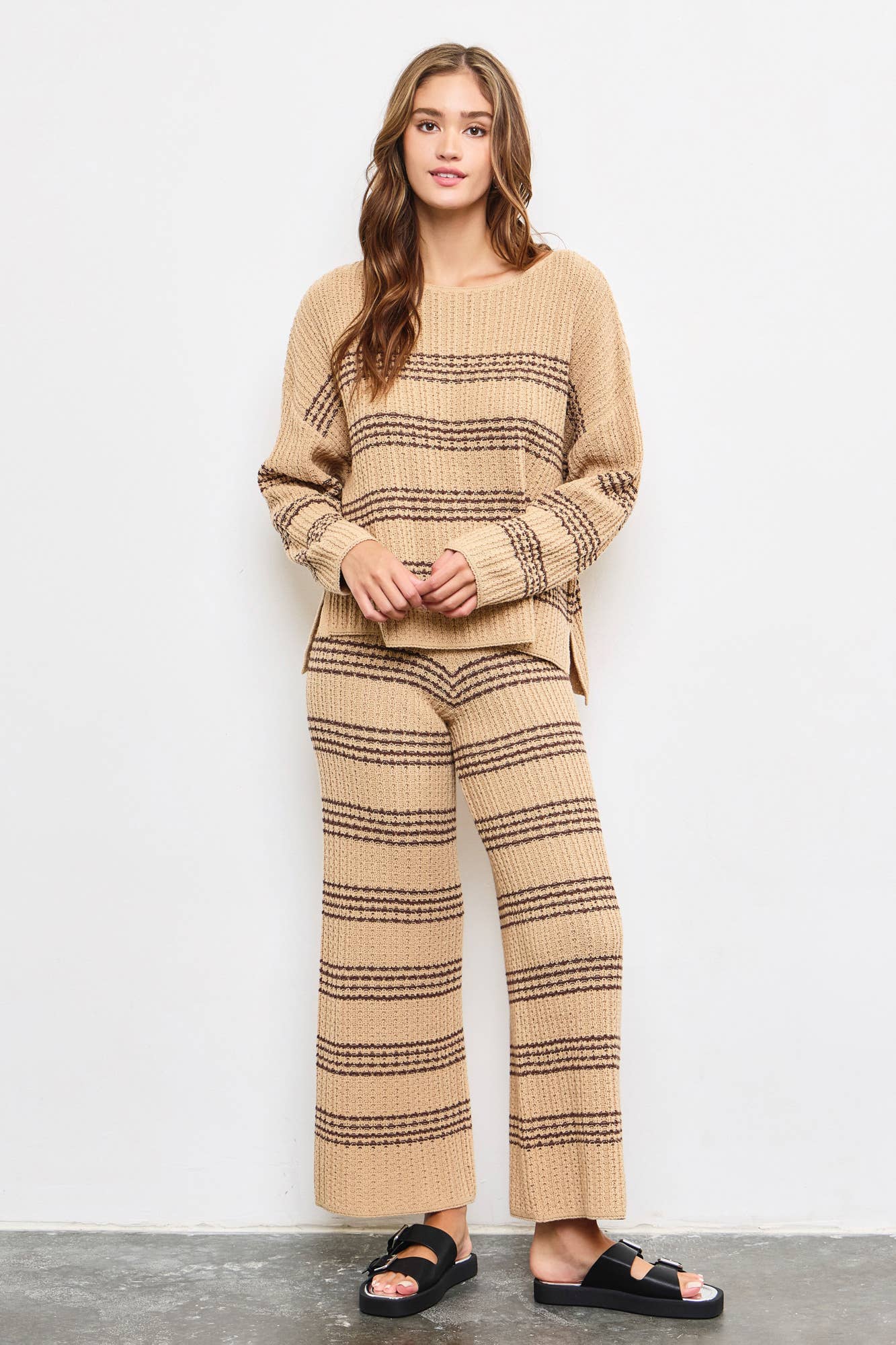 Knit Stripe Pants