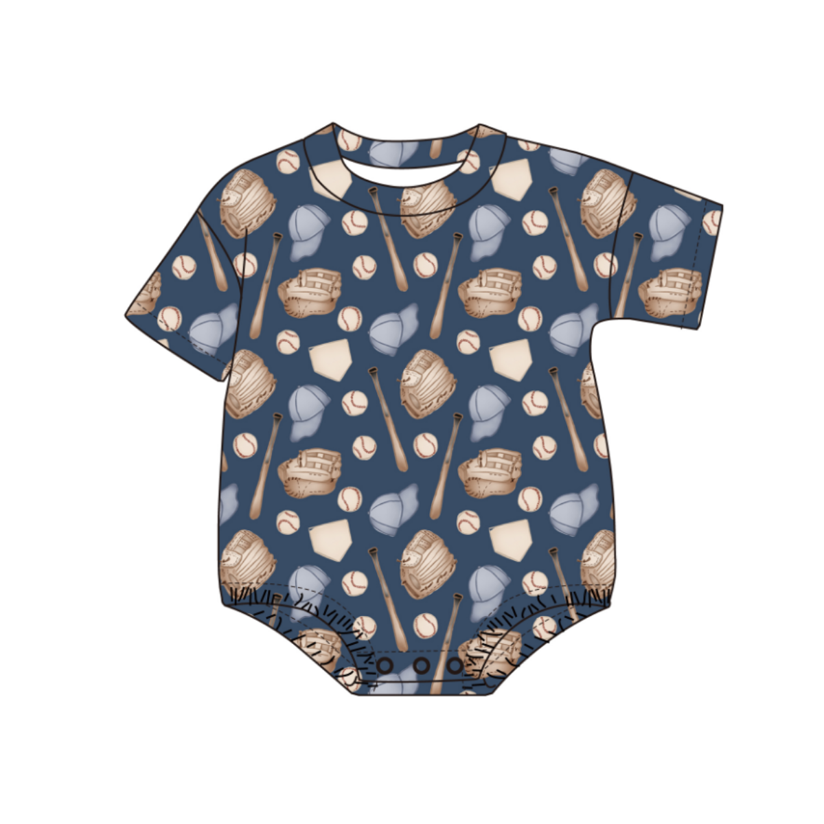 Grand Slam Bamboo Bubble Romper