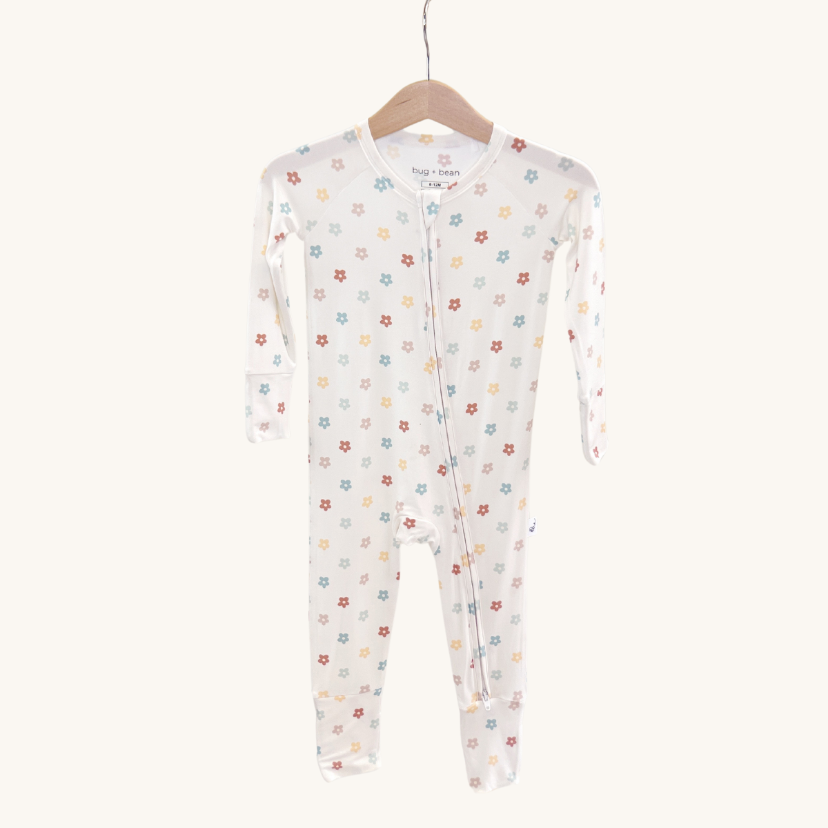 Sunlit Daisy Bamboo 2-Way Convertible Zip Romper