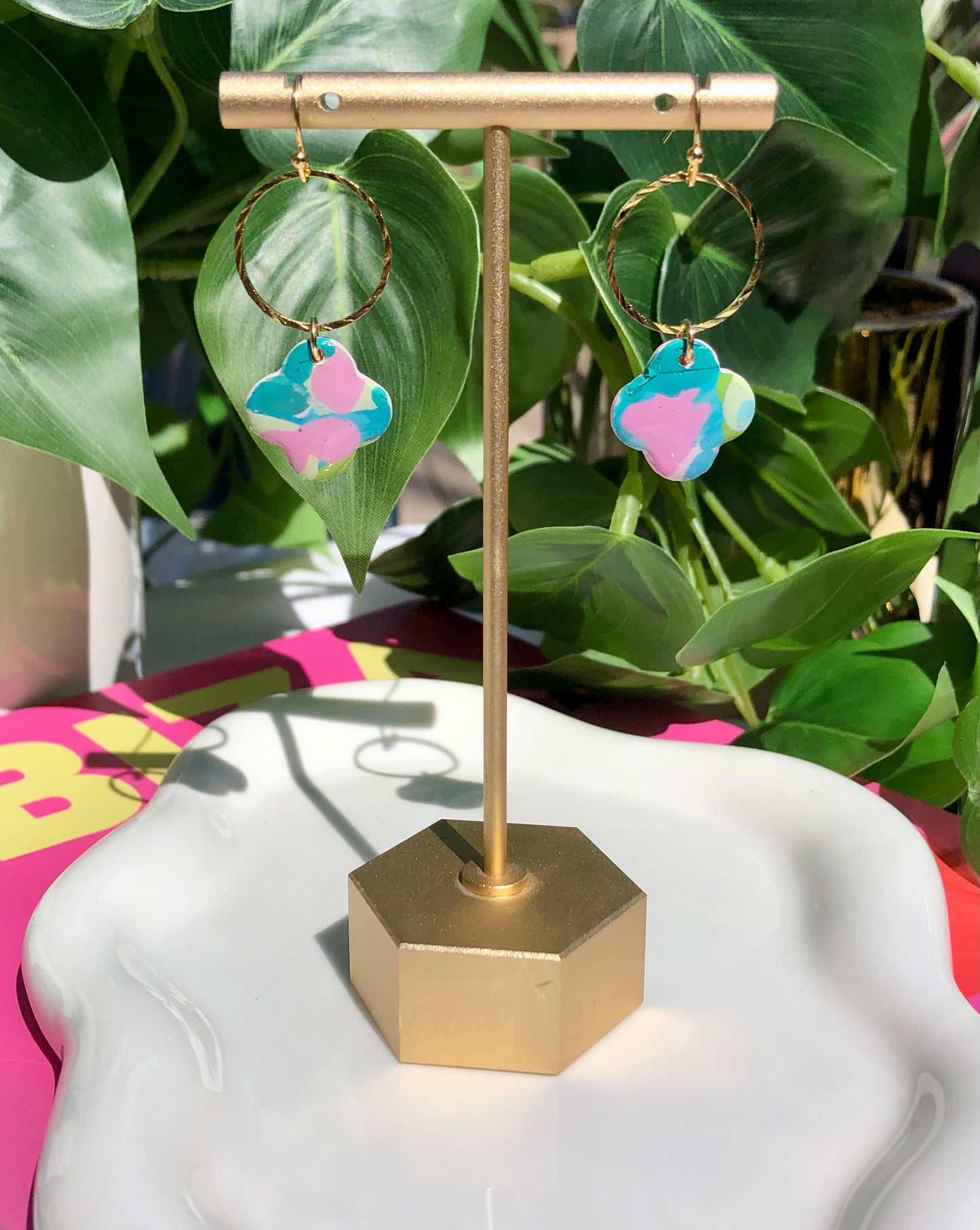 Bloom Mix Clover Dangles
