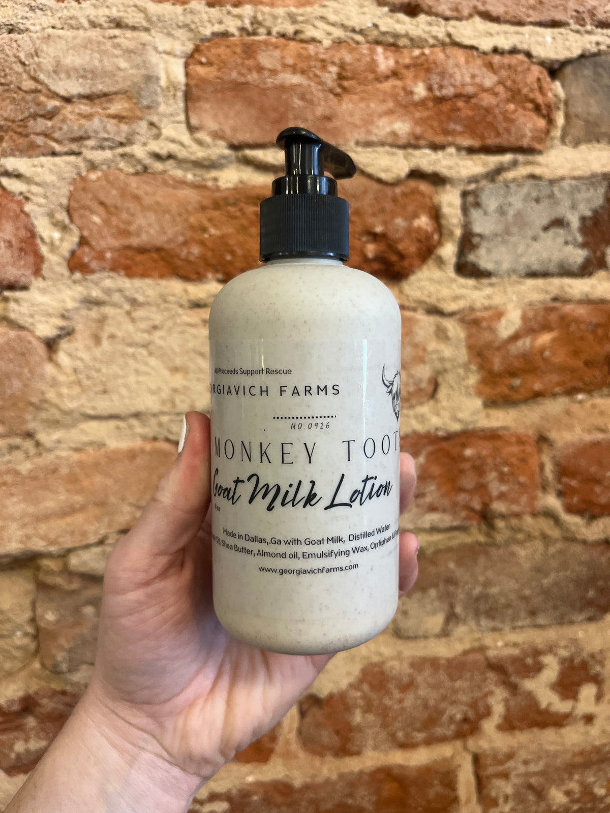 Monkey Toots Goat Milk Lotion