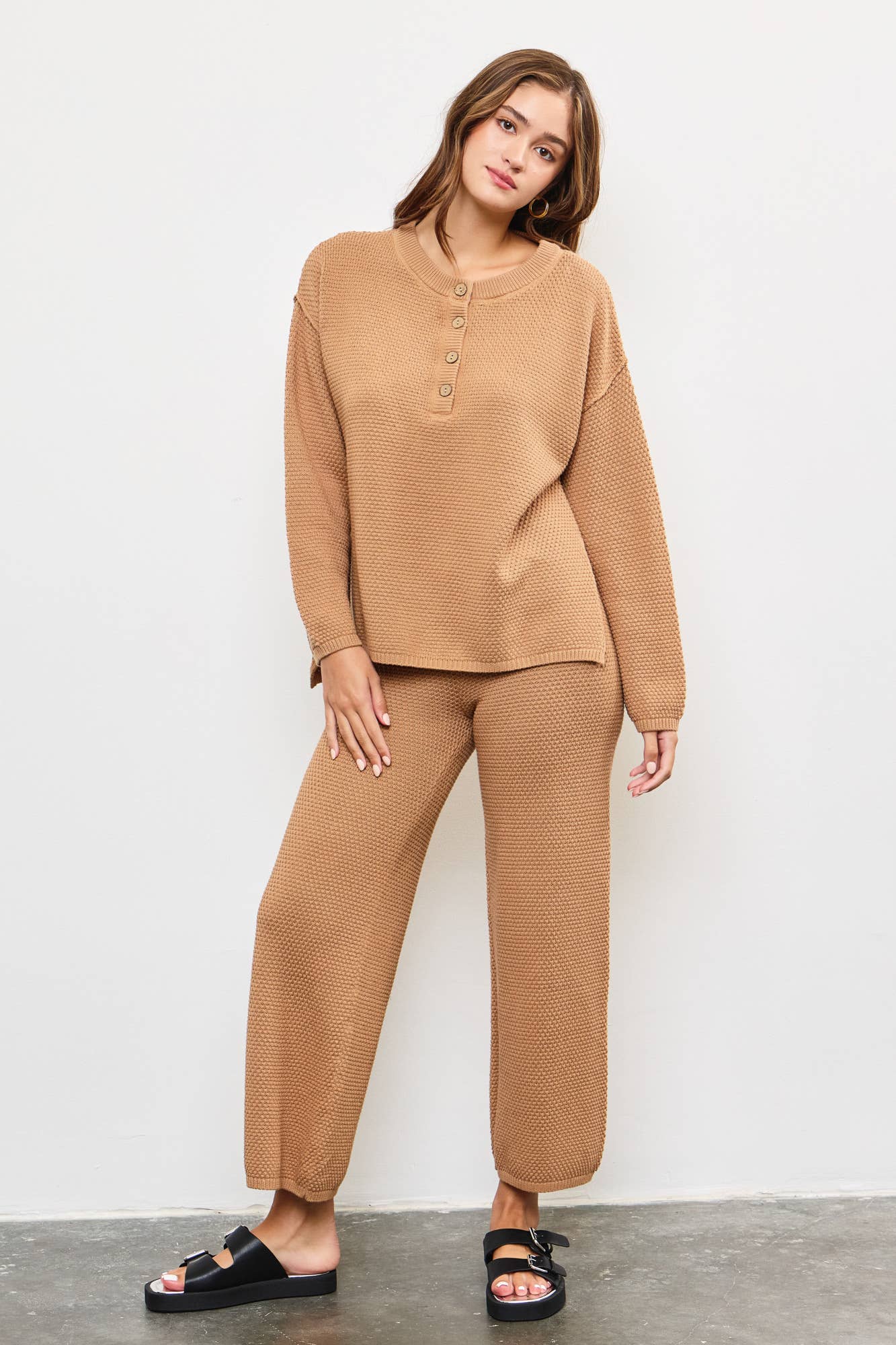 Button Knit Top