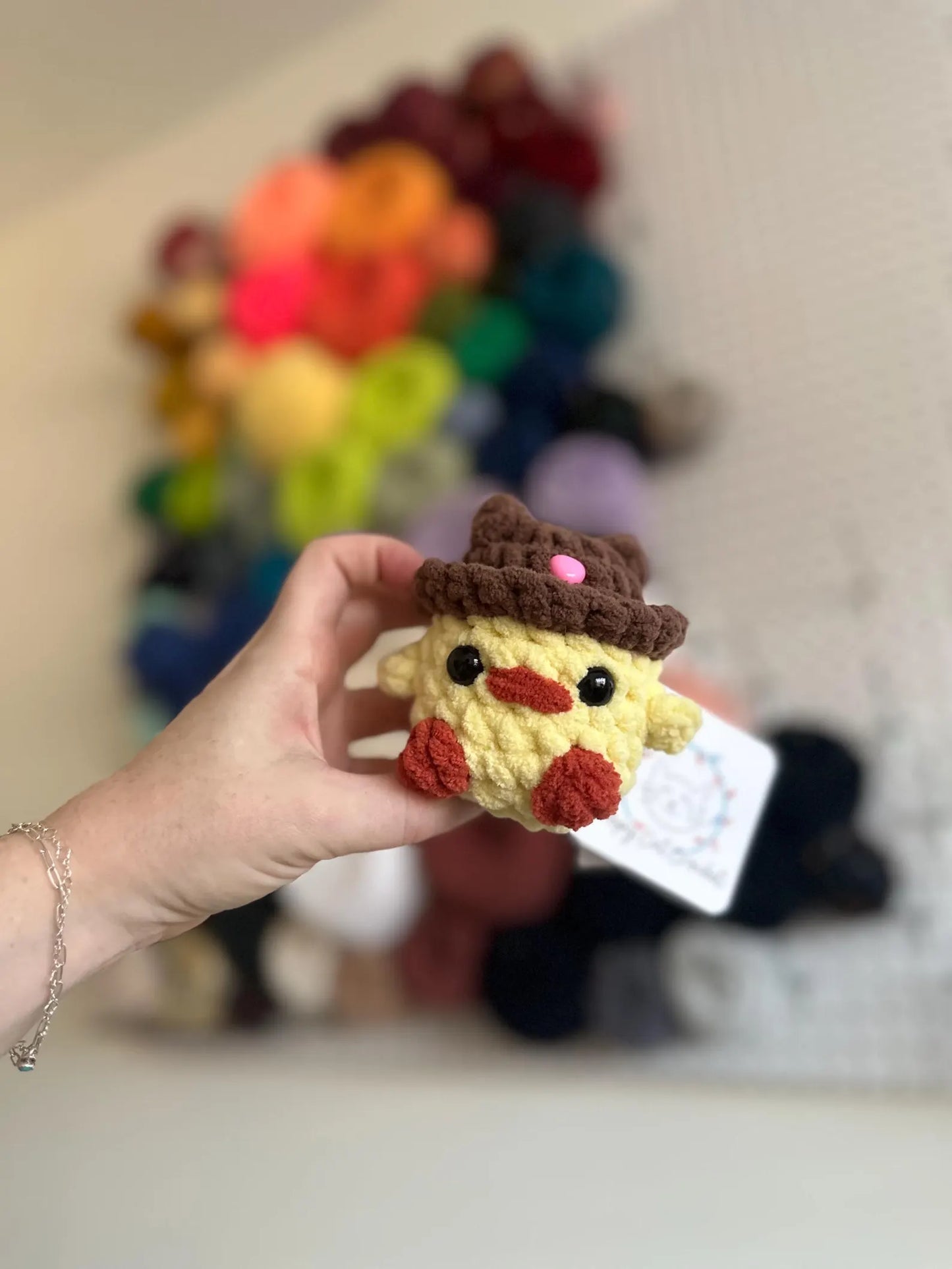Duck in Bear Hat