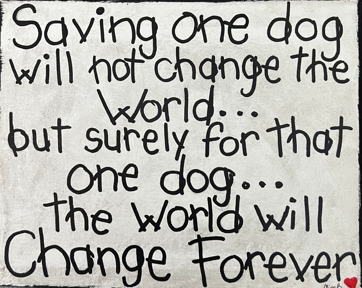 Saving One Dog