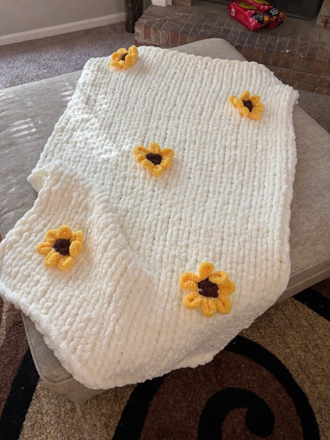 Sunflower Chunky Blanket