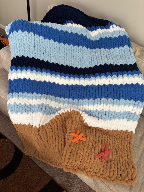 Beach Chunky Blanket
