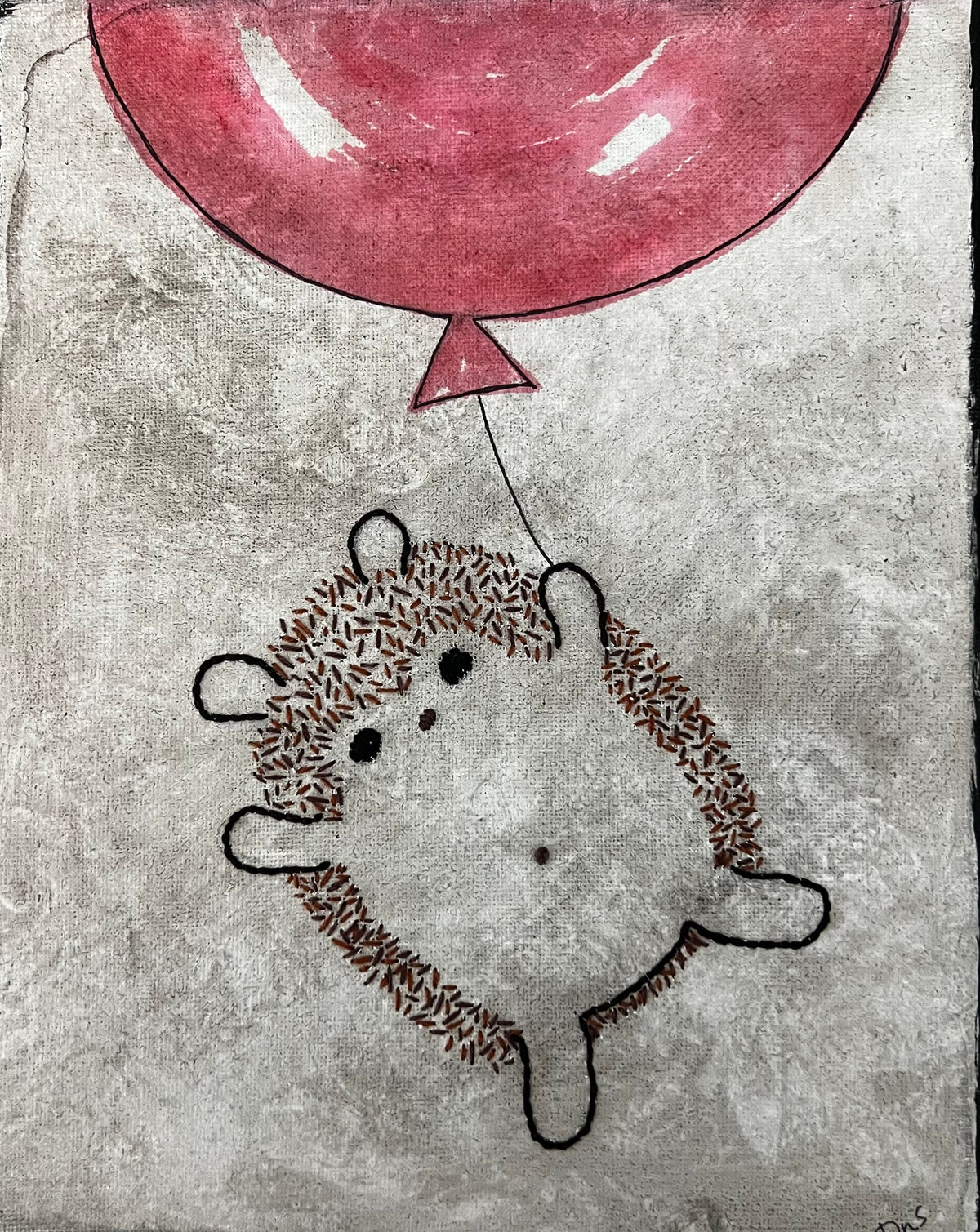Embroidered Hedge Hog Balloon