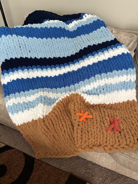 Beach Chunky Blanket