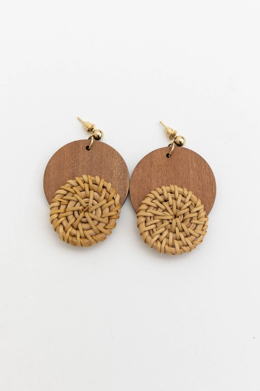 Boho Wooden Earrings