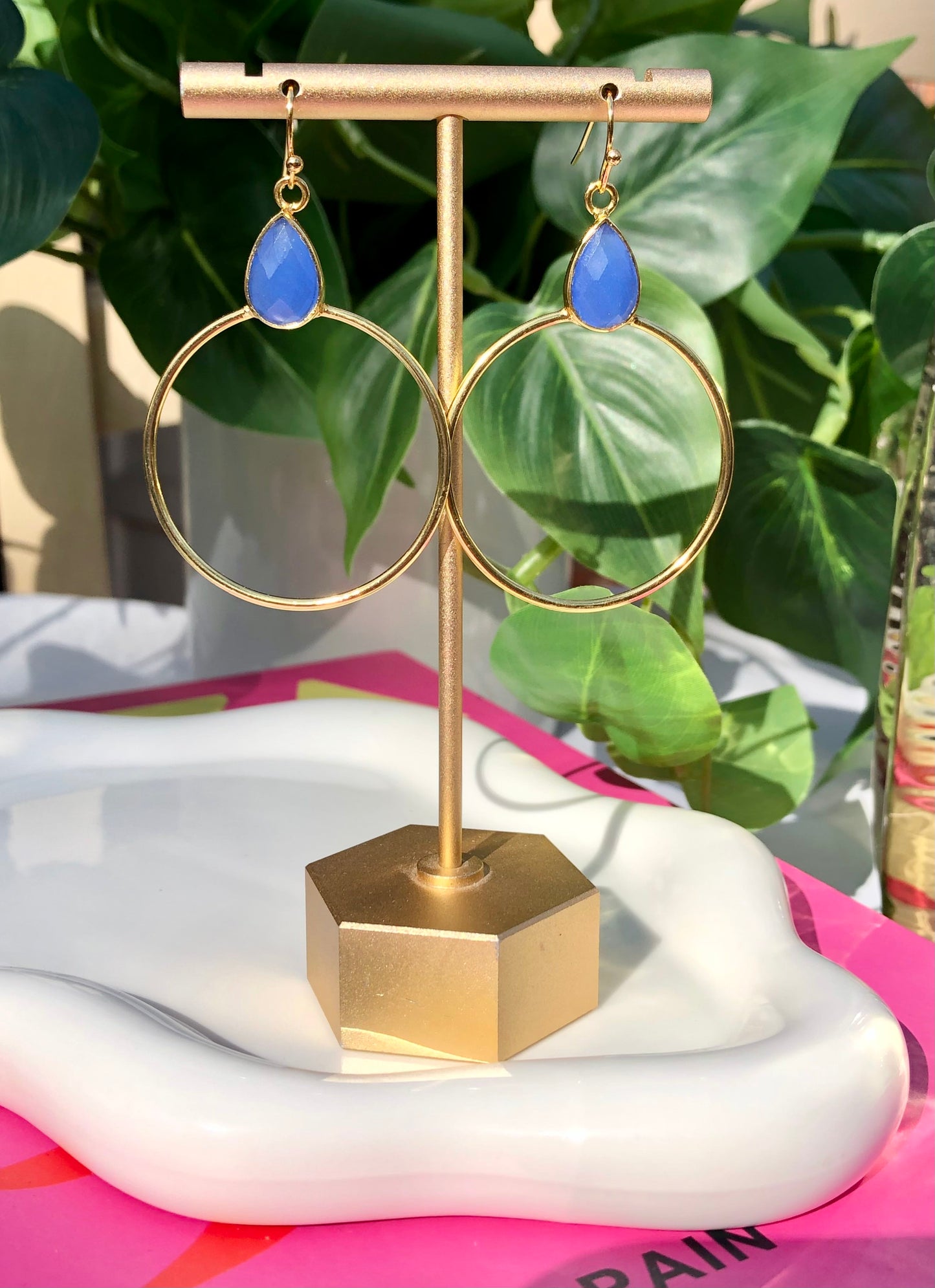 Teardrop Hoops