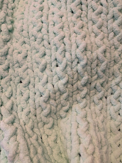 Minty Chunky Blanket