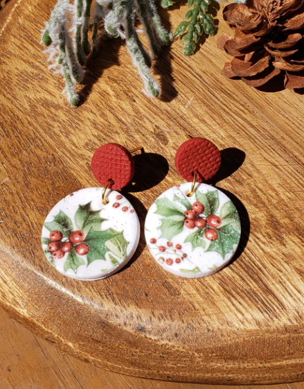 DANGLE CHRISTMAS CIRCLE MISTLETOE