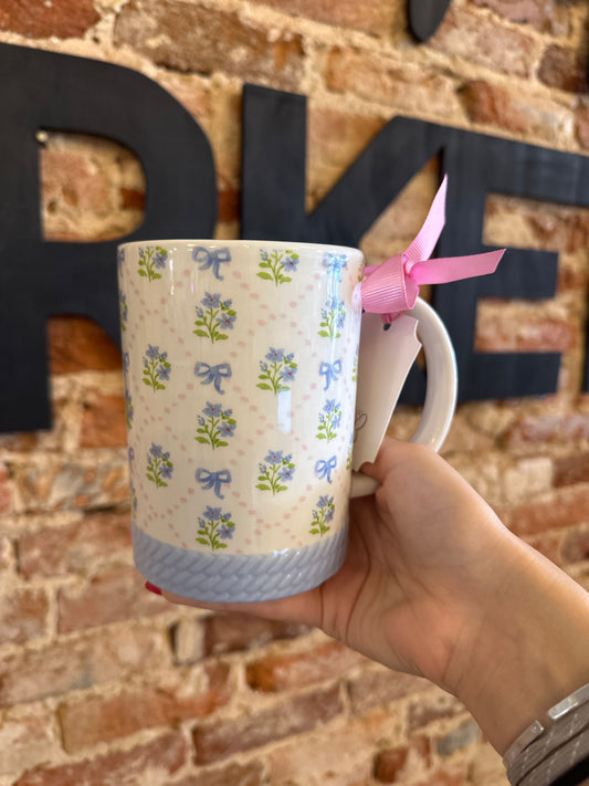 Blue Coquette Mug