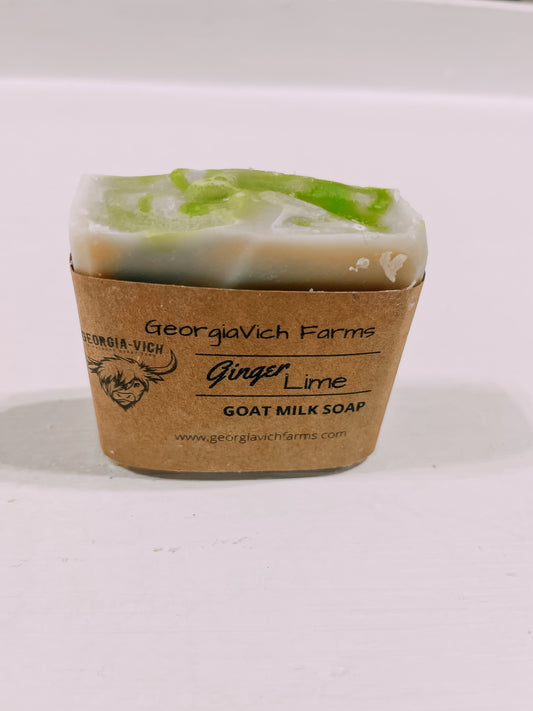 Ginger Lime Goat Milk Soap