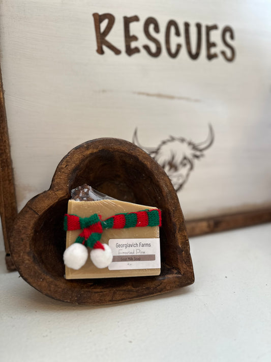 Frosted Pine Goat Milk Soap