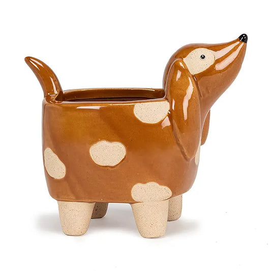 Dog On Legs Planter