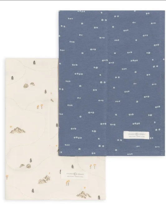 Hiking 2-Pack Burp Cloths