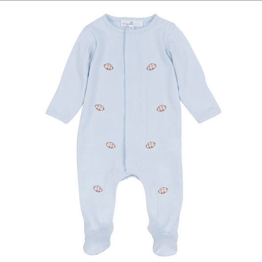 Blue Tiny Tailgate Footie