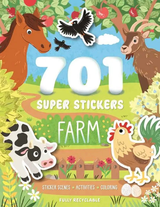 Super Stickers Farm Book