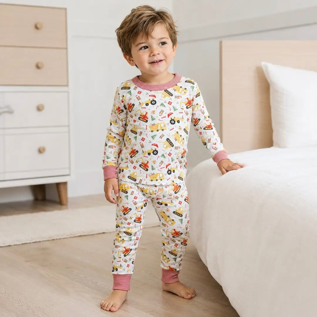 Santa's Construction Crew Pajamas