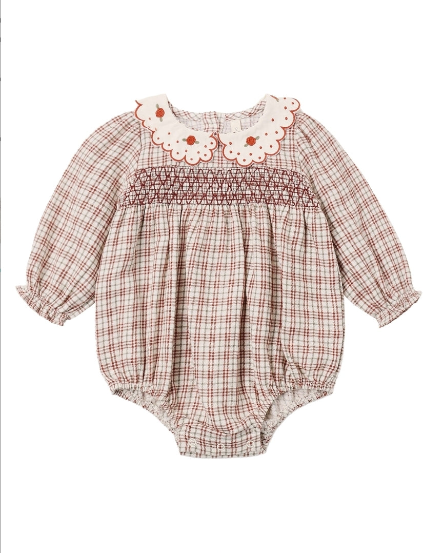 Christmas Plaid Callie Romper