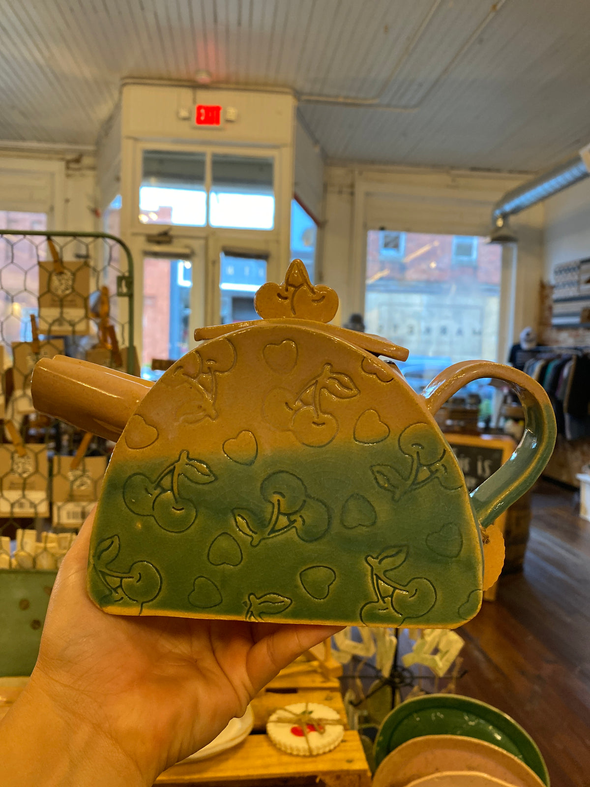 Cherry Tea Pot