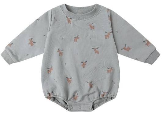 Moose Bubble Romper