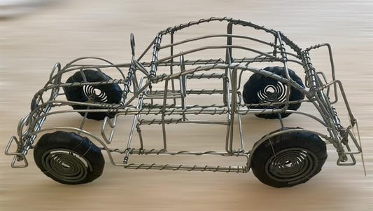 Large 11 inch Metal Car