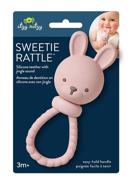 Pink Bunny Rattle