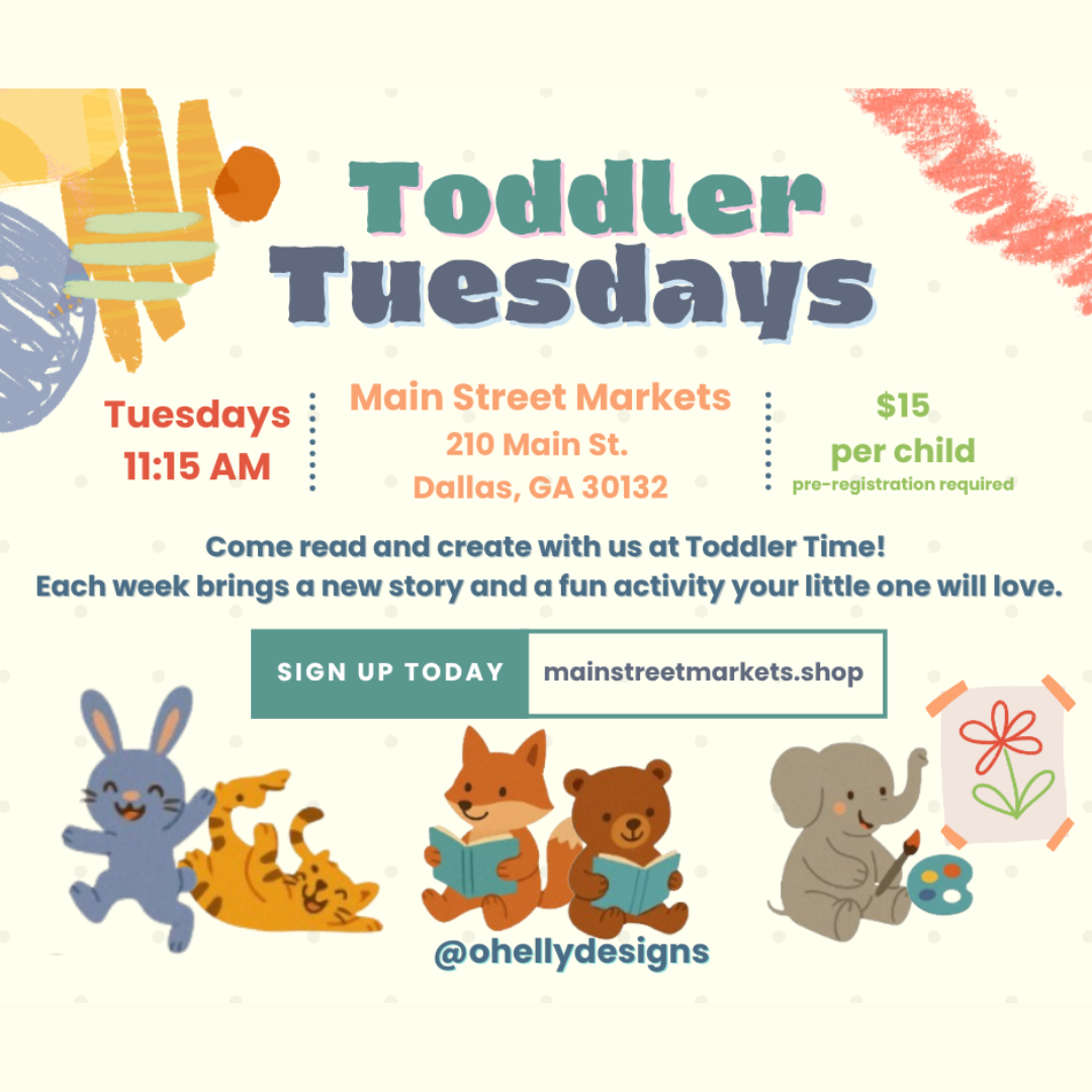 Toddler Time – Weekly Story + Activity - Dallas, Ga