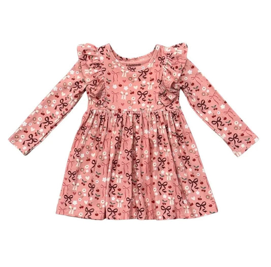 Cherry Heart Bamboo Dress