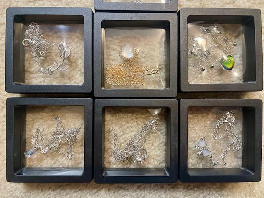 Necklace in Shadow Box