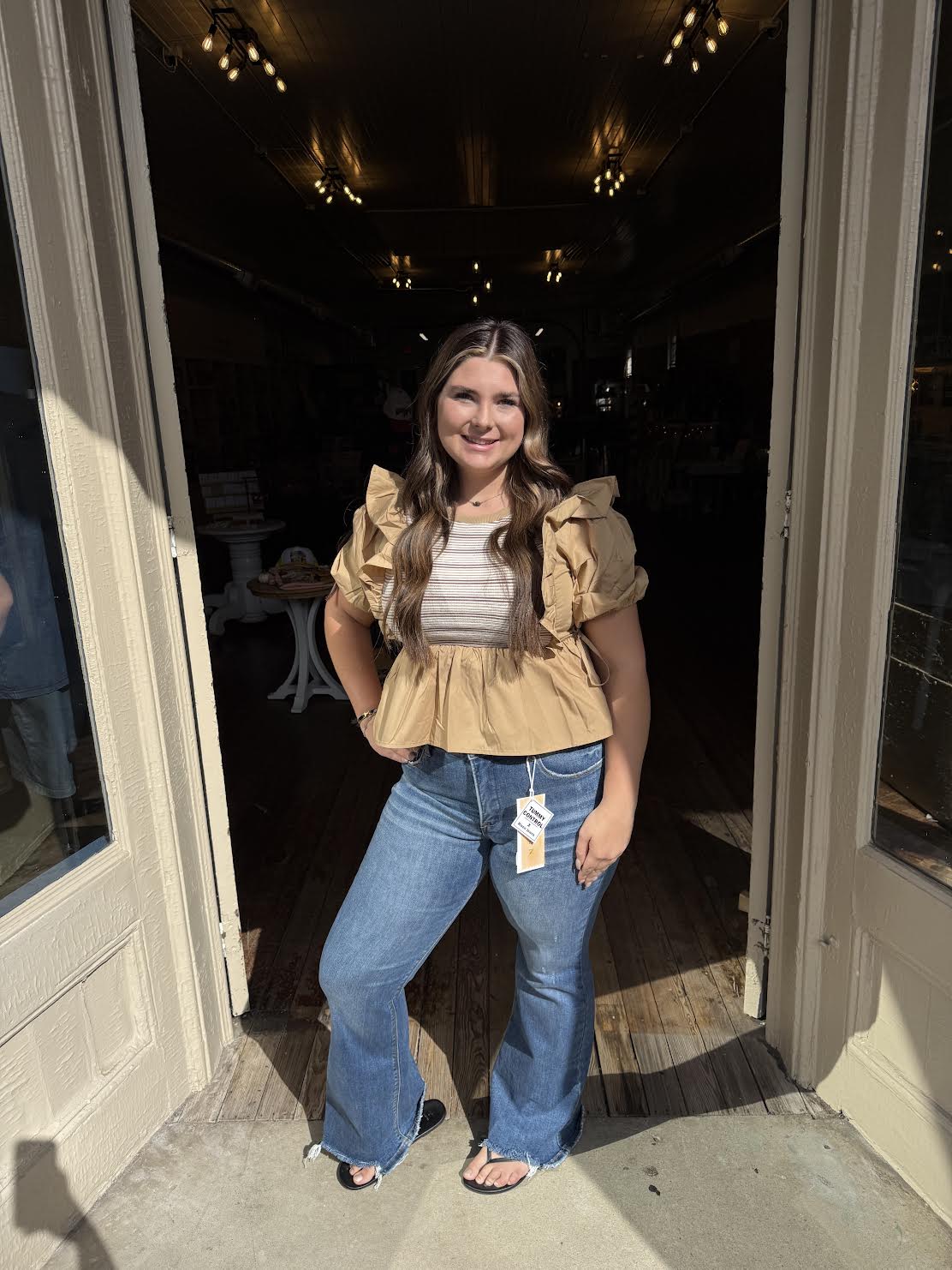 Carolina Charm Ruffle top