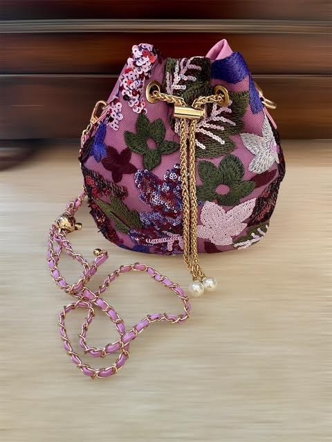 Bucket Bag Pink Floral