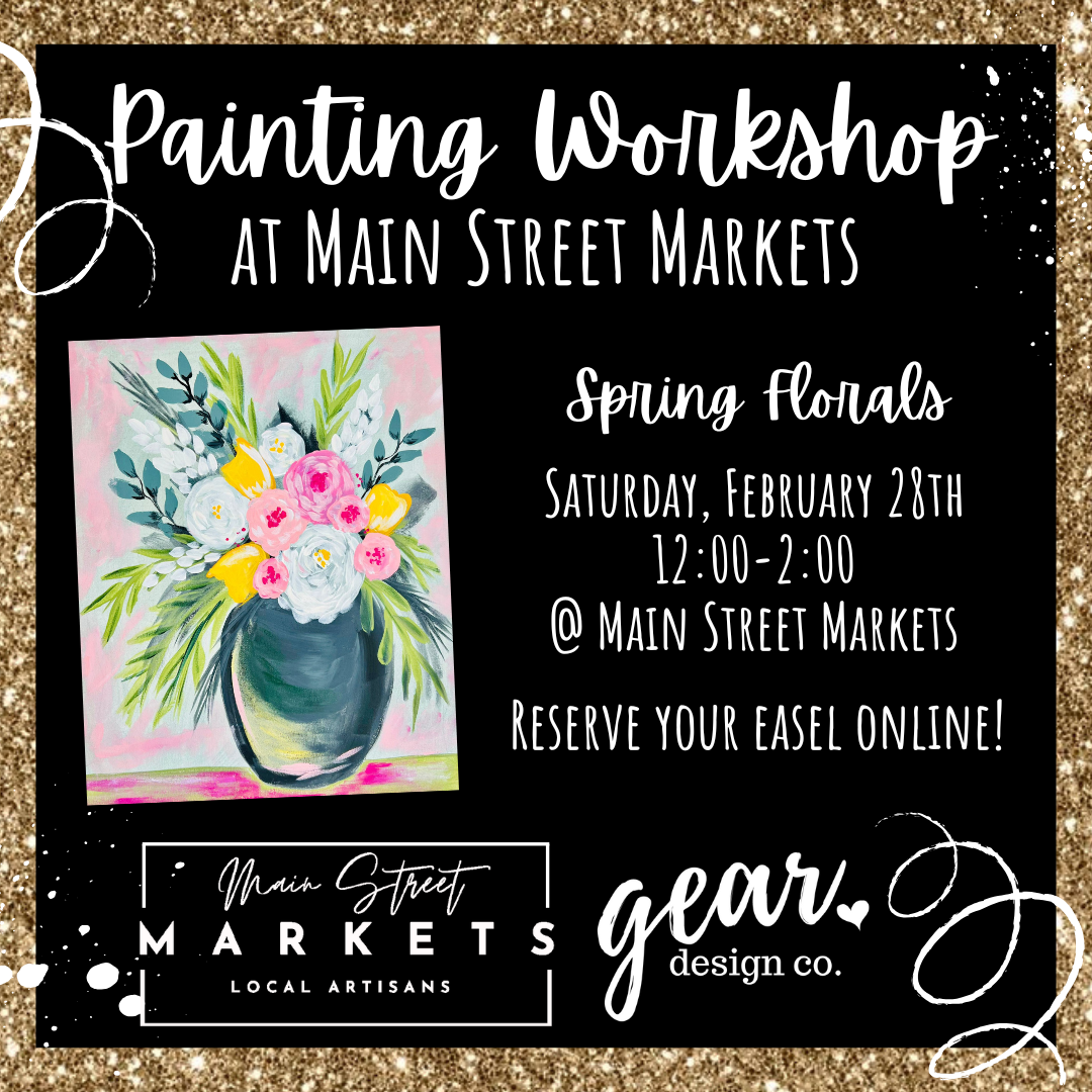 2/28/26 - Spring Floral Painting Workshop- Dallas, GA