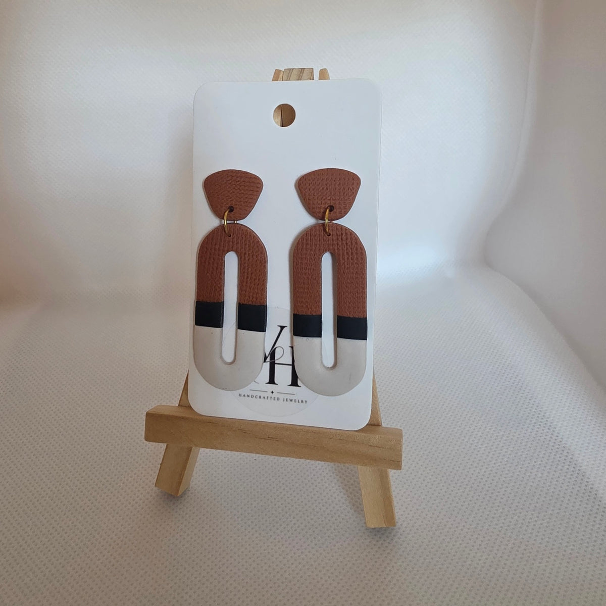 Triple Color Dangle Earrings
