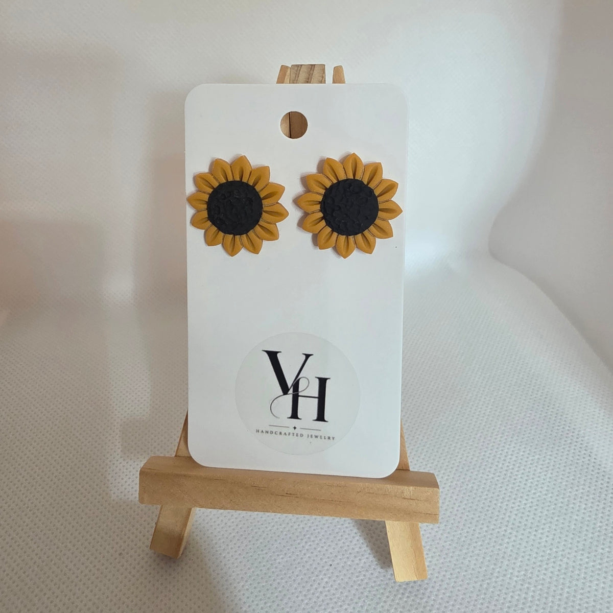 Medium Post Sunflower Earrings