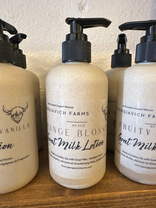 Orange Blossom Goat Milk Lotion
